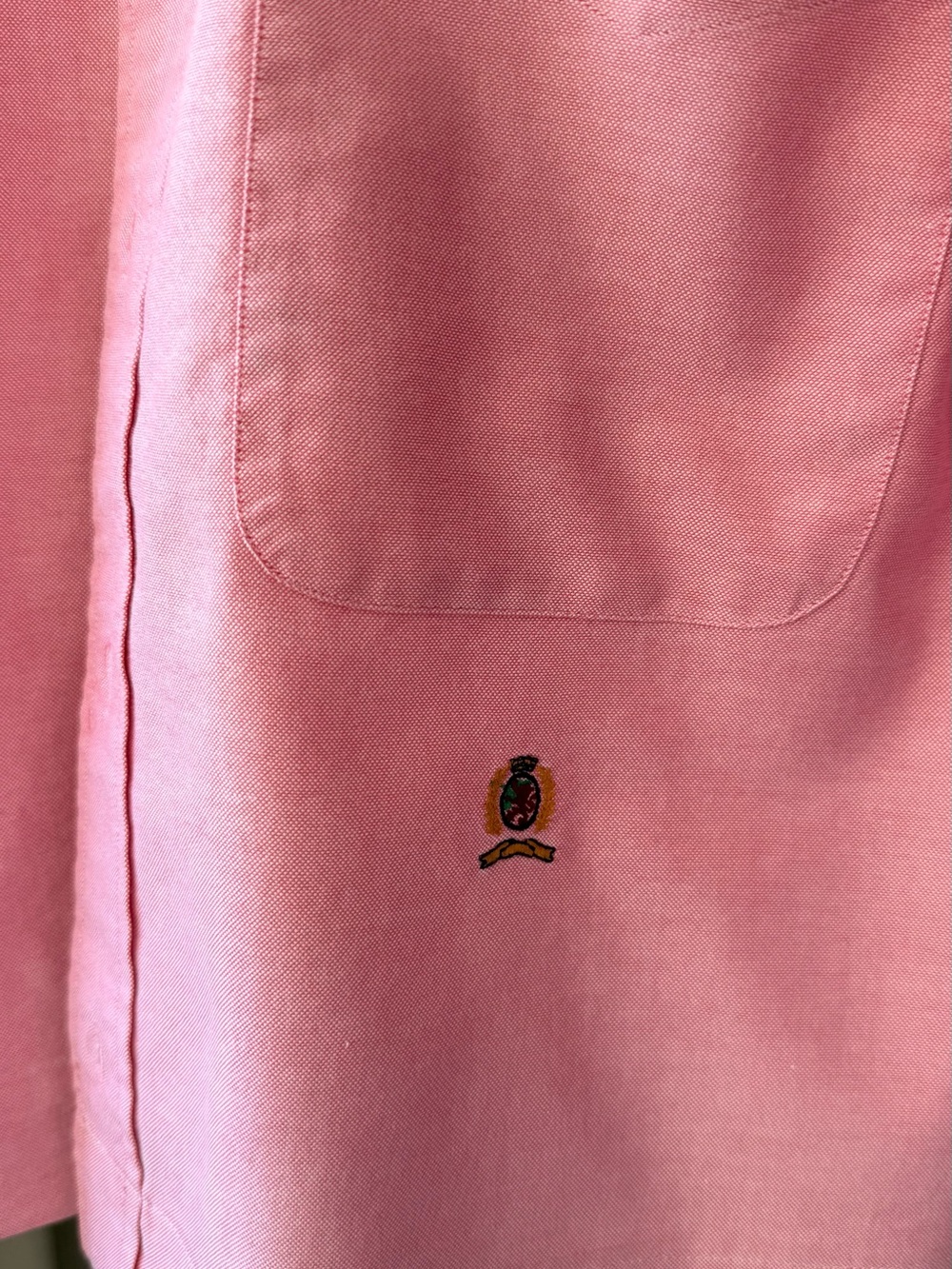 Memorial Day & 4th of July Pink Ruffle Collar Upcycled Shirt - Picture 7 of 15